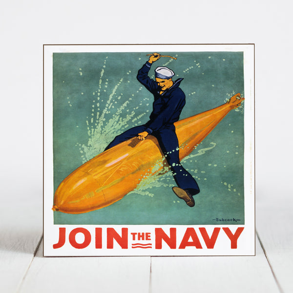 Join the Navy -  War Recruitment Poster c.1917 WWI