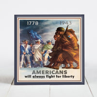 1778-1943 WW2 and Revolutionary War Army Recruitment Poster