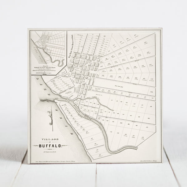 1851 Map of Buffalo, NY
