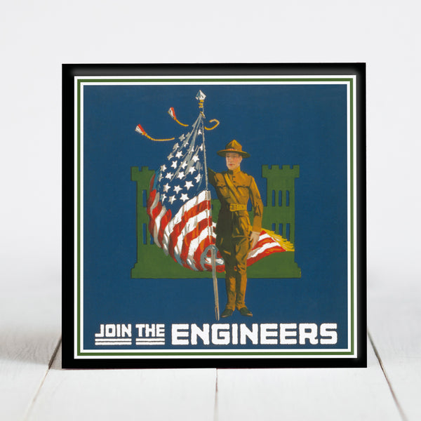 US Army Corp of Engineers Recruitment Poster WW1