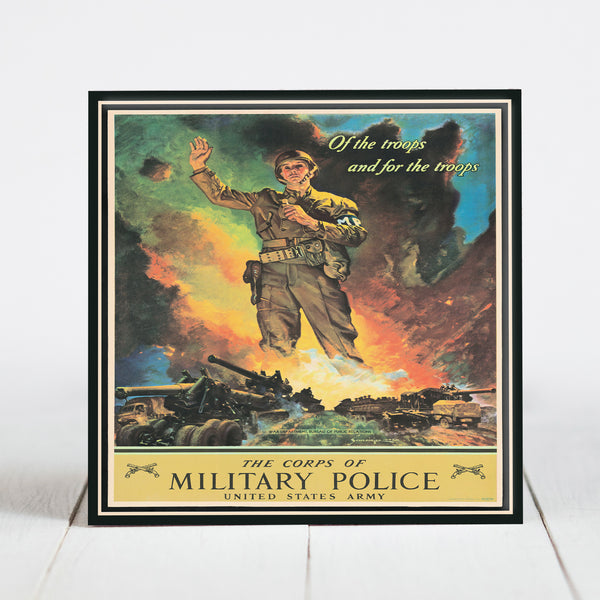 Military Police... US Army Recruitment Poster c.1942 WW2