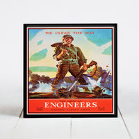 US Army Corp of Engineers Recruitment Poster WW2