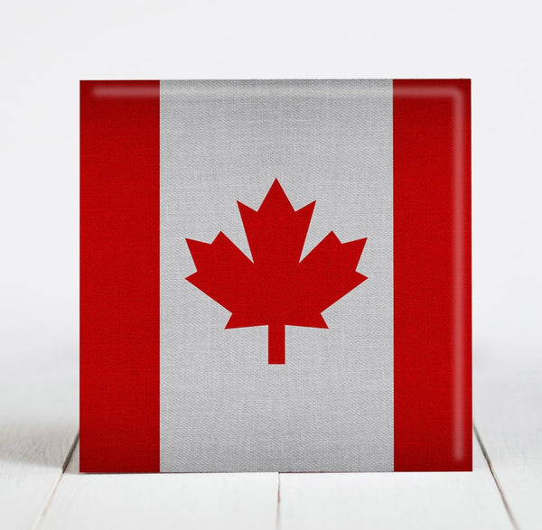 Vintage style Canadian Flag