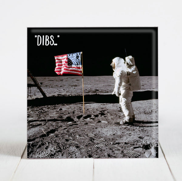Dibs - Buzz Aldrin salutes Flag on Moon