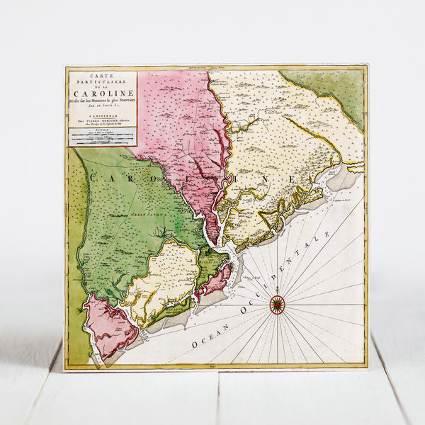 1697 Map of South Carolina