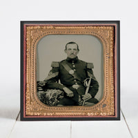Capt. Otis A. Baker of Co. A, 1st Rhode Island and Mass. Infantry - Civil War Era