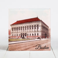 The Boston Public Library c.1900 - Boston, Massachusetts