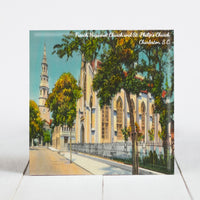 French Huguenot Church, Showing St. Philip's Church - Charleston, SC