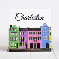Rainbow Row, Daytime - Charleston, SC