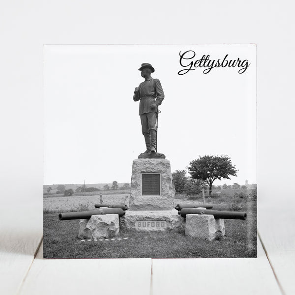 Statue of Major General John Buford, Gettysburg, Pa c1906