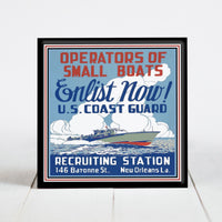 Coast Guard Recruitment Poster WW1