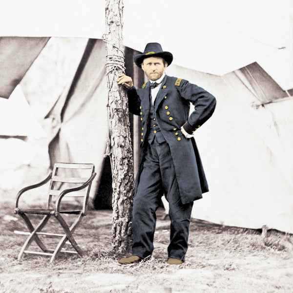 Union General Ulysses S. Grant at  Virginia, 1864