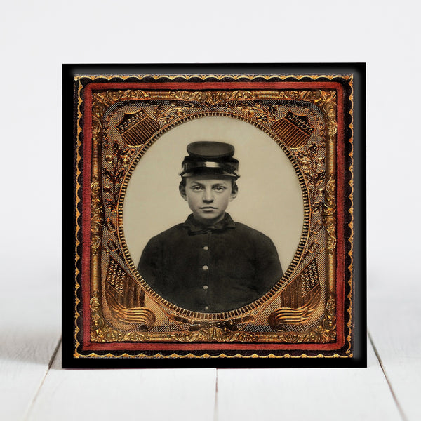 Young Union Soldier in Forage Cap - Civil War Era