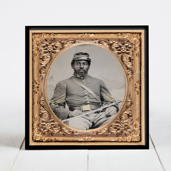 Union Cavalry Soldier with Saber - Civil War Era