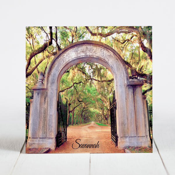 Entrance Arch at Wormsloe Historic Site -  Savannah, GA