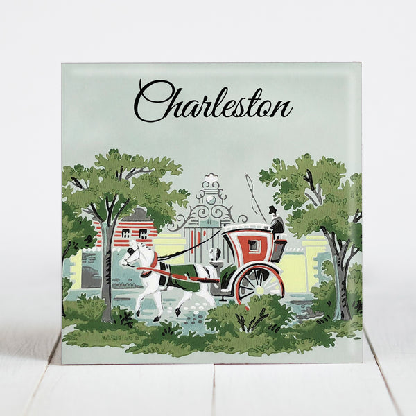 Vintage Charleston Horse and Carriage