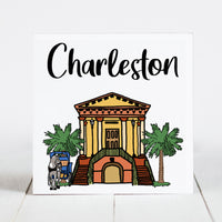 Charleston City Market with Horse and Carriage