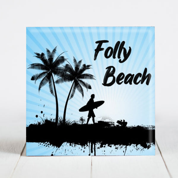 Folly Beach Surfer