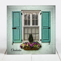 Windowboxes - House with Green Shutters - Charleston, SC