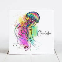 Watercolor Jellyfish with Charleston