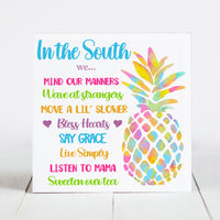 Pineapple with Southern Phrases