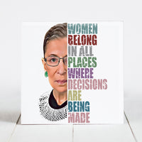 Ruth Bader Ginsburg - Women Belong... (Full Color)